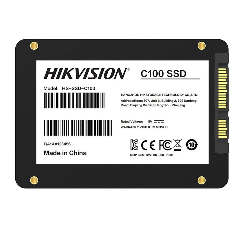 Hikvision 240GB C100 SSD 2.5" SATA 6Gb/s - 550MB/s