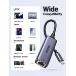 UGREEN CM199 USB-C to Gigabit Ethernet Adapter Network Converter - Image 3
