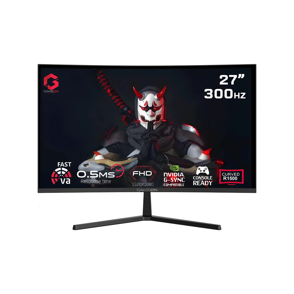 GameOn 27" C27F300 Curved 300Hz 0.5ms FHD HDMI 2.1 Gaming Monitor