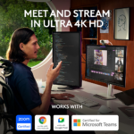 Logitech MX Brio 4K Ultra HD Collaboration and Streaming Webcam, Pale Gray - Image 2
