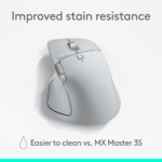 Logitech MX Master 4 Wireless Mouse - Pale Gray - Image 7