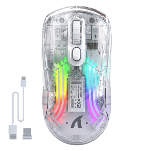 Attack Shark X2 Wireless Gaming Mouse, White