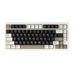 Attack Shark X75 Full Aluminum Wireless Gasket Gaming Mechanical Keyboard, Cheese White