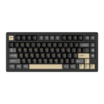 Attack Shark X75 Full Aluminum Wireless Gasket Gaming Mechanical Keyboard, Star Black