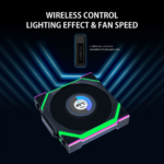 Lian Li UNI FAN SL Wireless LCD 120 ARGB 120mm Fan (Reverse Blade) - Black (1-Pack) - Image 2