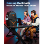Matein 176000 18.4" Hard Shell Gaming Backpack Laptop Bag, Black - Image 7