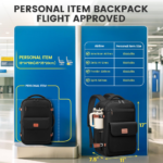 Matein 175600 15.6" Travel Laptop Backpack Anti Theft Carry-on Bag, Black - Image 4