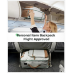 Matein 676000 15.6" Underseat Backpack for Women Laptop Bag, Green - Image 4