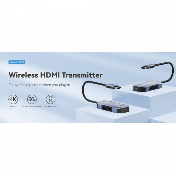 JASOZ G165 HDMI Wireless Extender 4K Point-To-Point Screen Projector - 50m - Image 3