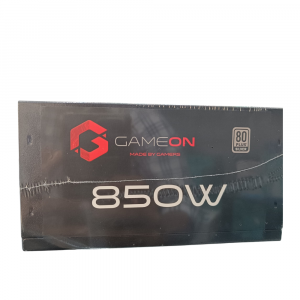 GameOn 850W SPY2 ATX 850 WATTS 80 PLUS Silver PSU Power Supply - Black