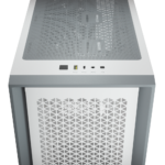 Corsair 4000D AIRFLOW Tempered Glass Mid-Tower ATX PC Case — White, 2-Fans - Image 2