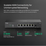 TP-Link ER707M2 Omada Multi-Gigabit VPN Gateway 2.5G, Load Balance - Image 4