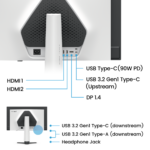BenQ 27" MOBIUZ EX271UZ 4K OLED 240Hz 0.03ms 4th Gen QD-OLED HDR400 Gaming Monitor - Image 9