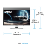 BenQ 27" MOBIUZ EX271UZ 4K OLED 240Hz 0.03ms 4th Gen QD-OLED HDR400 Gaming Monitor - Image 8