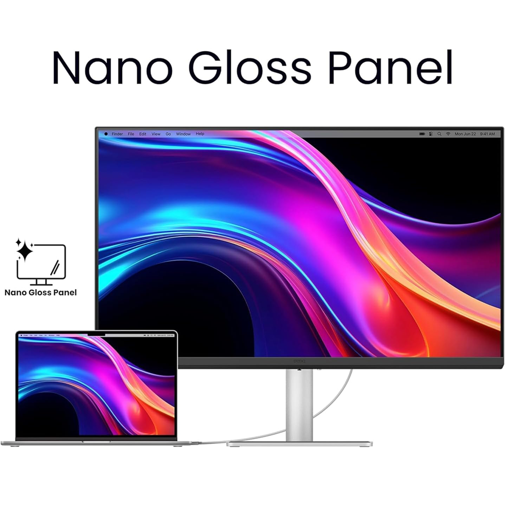 BenQ 27" MA270UP 4K Glossy Monitor for MacBook Pro and MacBook Air with USB-C 90W Speakers - Image 2