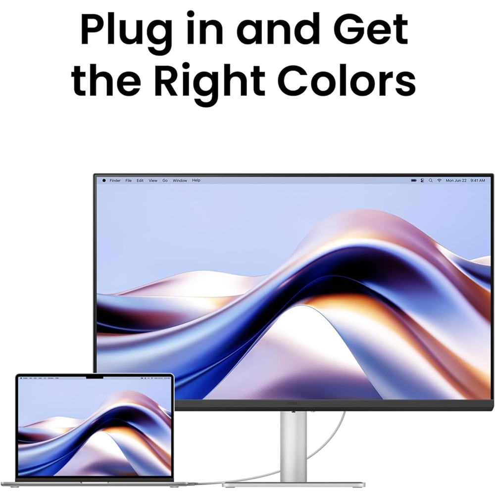 BenQ 27" MA270UP 4K Glossy Monitor for MacBook Pro and MacBook Air with USB-C 90W Speakers - Image 3