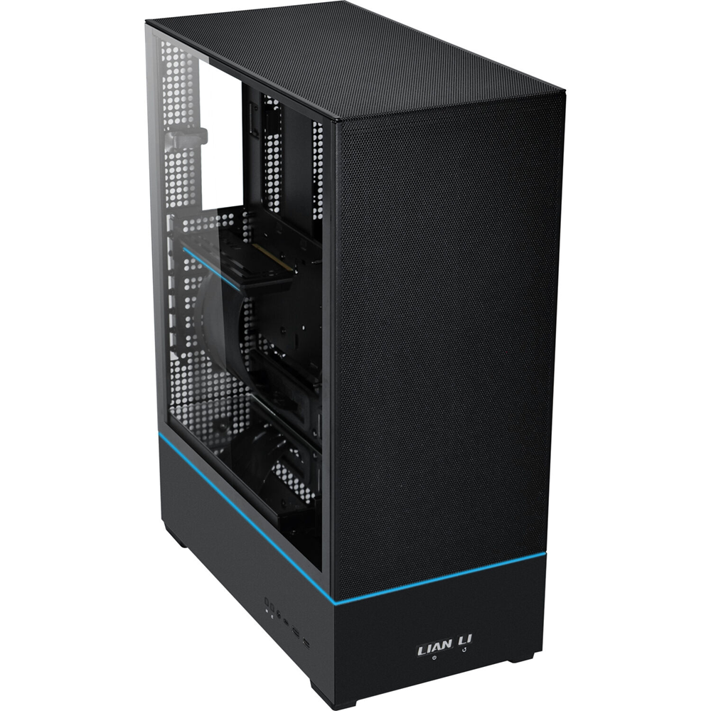LIAN LI SUP01 ATX Mid Tower PC Case - Black, 3-Fans - Image 2