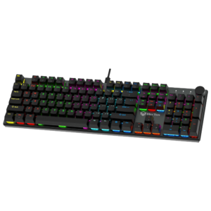 MeeTion MK009 Pro Hot-swap Mechanical Gaming RGB Keyboard, Red Switch - Arabic English - Image 4