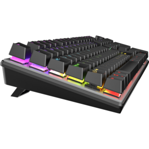 MeeTion MK009 Pro Hot-swap Mechanical Gaming RGB Keyboard, Red Switch - Arabic English - Image 2
