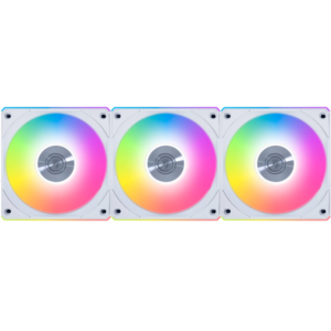 Lian Li UNI FAN CL Wireless CL120 ARGB 120mm Fan (Reverse Blade) - White (3-Pack) - Image 2