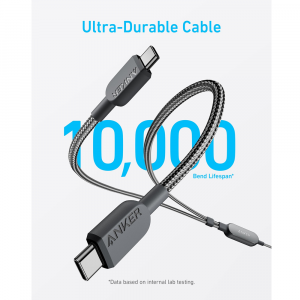 Anker 8895 2-in-1 USB-C to USB-C Cable (4ft, 140W) A8895H11 - Image 6