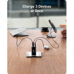 Anker 2667 Charger Adapter (65W, 3-Ports, GaN) -Black - A2667K14 - Image 5