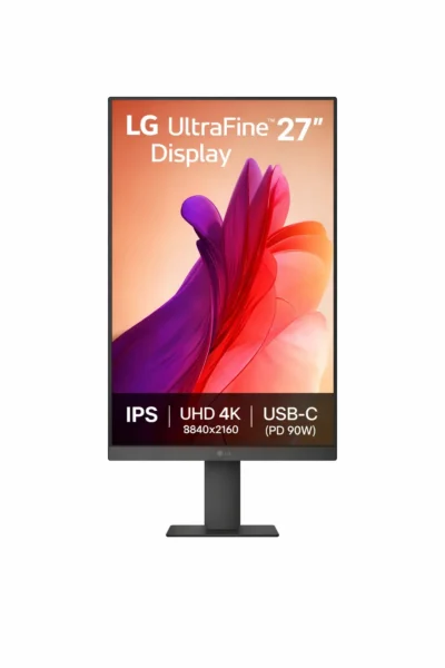 LG 27" U730 UltraFine 4K IPS 60Hz HDR Speaker USB-C 90W Rotatable Monitor - Image 8