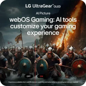 LG 39" GX90 UltraGear OLED Curved 240Hz 0.03ms 2K HDMI 2.1 USB-C UltraWide Smart Gaming Monitor - Image 4