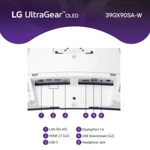 LG 39" GX90 UltraGear OLED Curved 240Hz 0.03ms 2K HDMI 2.1 USB-C UltraWide Smart Gaming Monitor - Image 14