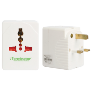 Terminator TMA313 3-AC Outlet Universal Multi Adapter UK Plug 13A