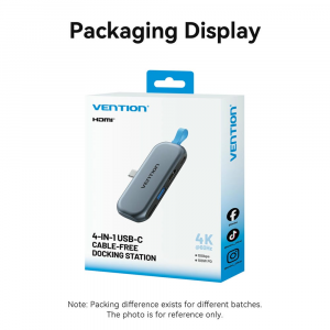 Vention THYH0 USB-C to 4-in-1 HDMI 4K 60Hz Hub Docking Station Adapter - Image 4