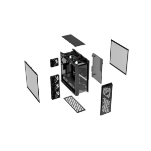 ASUS GX601S ROG Strix Helios II Gaming PC Case, Black, 4-Fans - Image 8