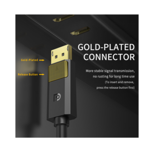 Jasoz A114 DP1.2 DisplayPort Cable 4K60Hz Male to Male, 3m - Image 3