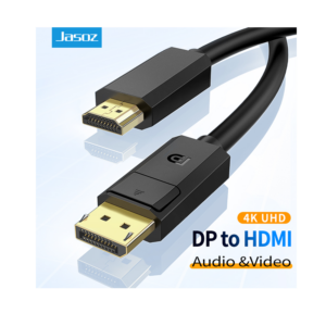 Jasoz A121 DisplayPort to HDMI Cable 4K 30Hz, 3m - Image 2