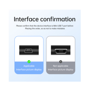 Jasoz D108 Mini USB 2.0 Cable Type-A to Mini-B M/M, 1.5m - Black - Image 2