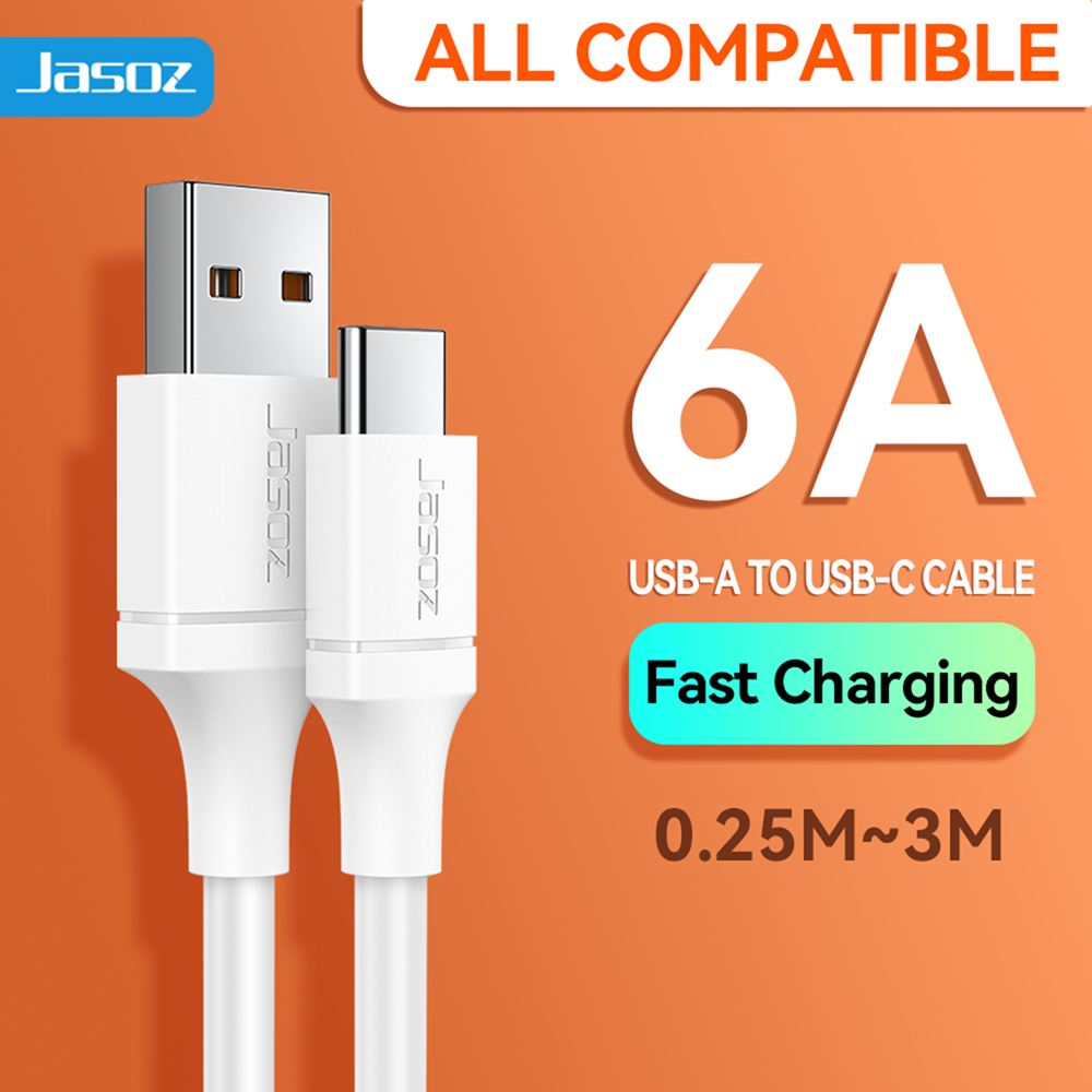 Jasoz D117 USB-A to USB-C 6A Fast Charging Cable, 1m - Image 2