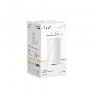TP-Link Deco BE65 BE9300 Whole Home Mesh WiFi 7 System, 1-Pack