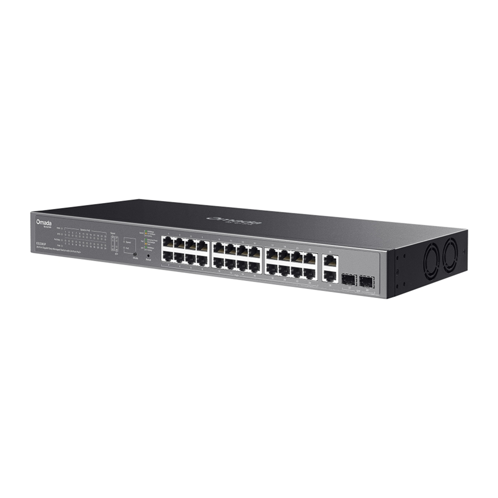 TP-Link ES228GP Omada 28-Port Gigabit Easy Managed Switch with 24-Port PoE+ - Image 3