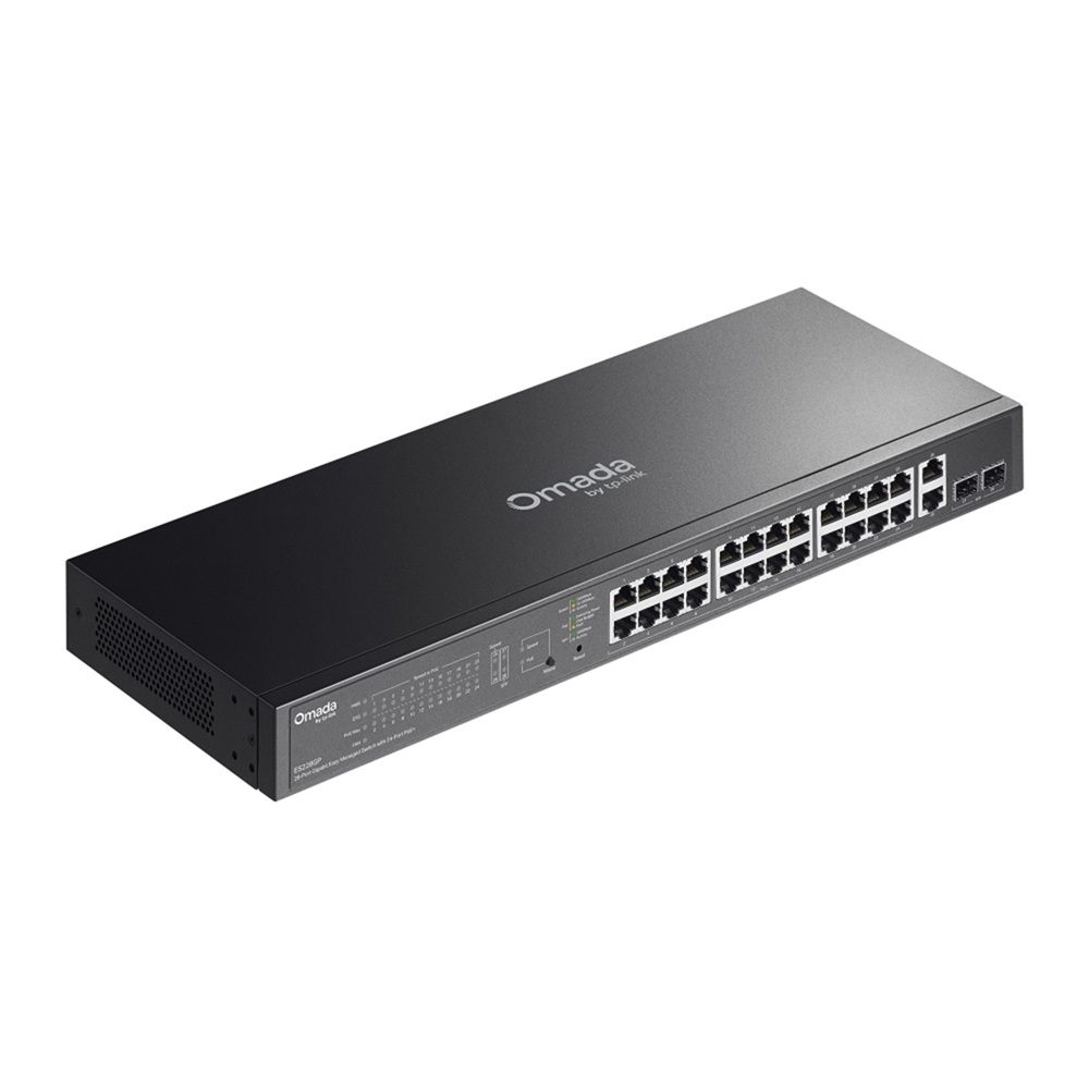 TP-Link ES228GP Omada 28-Port Gigabit Easy Managed Switch with 24-Port PoE+ - Image 2