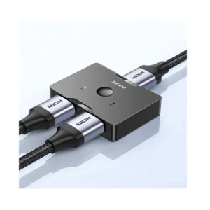 Jasoz G128 Bi-Directional 2 Port HDMI Switch 4K60Hz 2in1 Out, HDMI Splitter 1in2 Out
