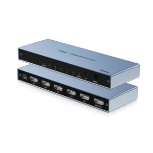 Jasoz G154 HDMI Switch 5-Port 4K@60Hz 5 in1 Out Switcher