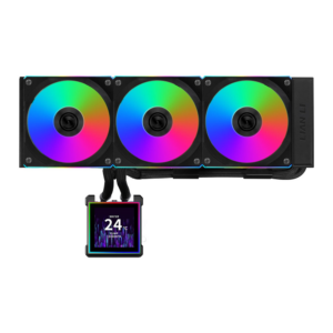 Lian Li HydroShift II LCD-S 360 TL AIO Cooler (Black) 360mm radiator, 3.4” Display - Image 2