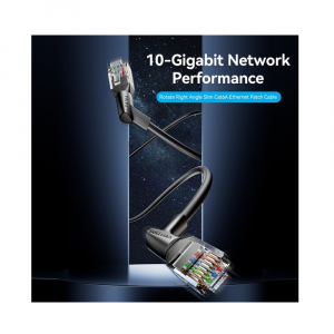 Vention IBSBF Cat6A Rotatable UTP Ethernet Patch Network Cable 10Gbps - 1m - Image 5