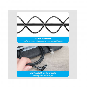 Vention IBSBF Cat6A Rotatable UTP Ethernet Patch Network Cable 10Gbps - 1m - Image 6