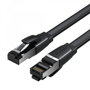 Vention IKQBF Flat Cat8 Ethernet Patch Network Cable 40Gbps 2000MHz, 1m