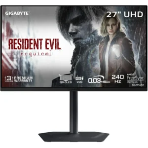Gigabyte 27" MO27U2 Tandem QD-OLED 4K 240Hz 0.03ms Speaker Gaming Monitor