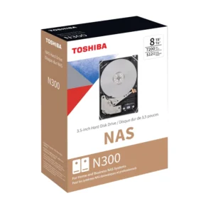Toshiba 8TB N300 NAS Hard Drive 3.5" SATA Internal HDD, 7200rpm