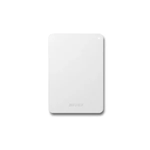 Buffalo 1TB MiniStation Safe USB 3.0 Portable HDD External Hard Drive, Shock Proof , White