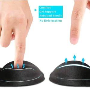 Tecsa MP10 LuxGel Pad Premium Quailty Ergonomic Gel Mouse Pad - Image 3