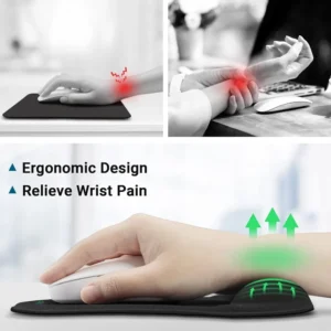 Tecsa MP10 LuxGel Pad Premium Quailty Ergonomic Gel Mouse Pad - Image 2